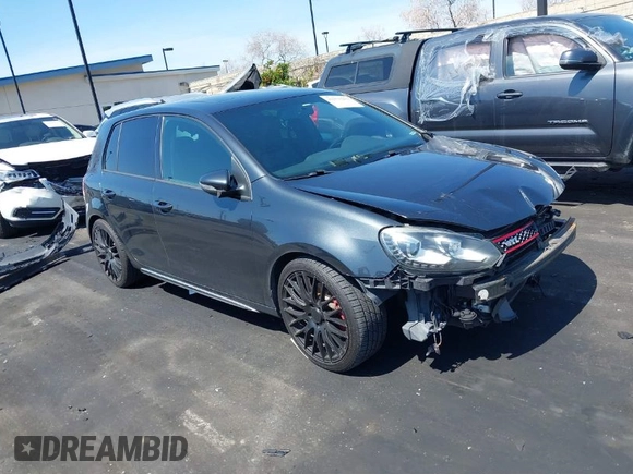 2013 Volkswagen GTI with VIN WVWGD7AJ1DW134778, listed as a IAAI auction lot 41831289 with 150,188 mi miles. Bid and sale history available at carsss.com. Image 1.