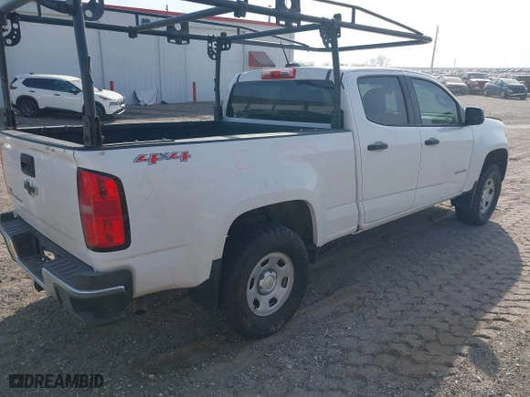 2017 Chevrolet Colorado 4WD WT with VIN 1GCGTBEN5H1319048, listed as a IAAI auction lot 41724454 with 116,628 mi miles. Bid and sale history available at carsss.com. Image 4.