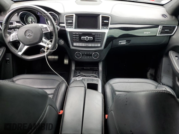 2015 Mercedes-Benz M 63 AMG with VIN 4JGDA7EB8FA468736, listed as a Copart auction lot 74569134 with Not Provided miles and Salvage Title. Bid and sale history available at carsss.com. Image 8.
