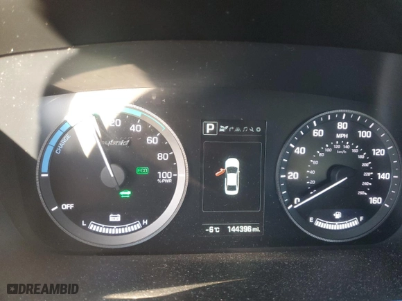 2016 Hyundai Sonata Hybrid Limited with VIN KMHE34L16GA009195, listed as a Copart auction lot 45342275 with NaN miles and Salvage Title. Bid and sale history available at carsss.com. Image 9.
