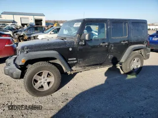 2018 Jeep Wrangler JK Unlimited Sport with VIN 1C4BJWDG2JL908806, listed as a Copart auction lot 84498924 with 157,837 mi miles and Salvage Title. Bid and sale history available at carsss.com. Image 1.