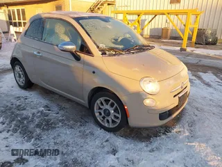 2012 FIAT 500 Pop with VIN 3C3CFFDR7CT181861, listed as a IAAI auction lot 41329821 with 108,287 mi miles. Bid and sale history available at carsss.com. Image 1.