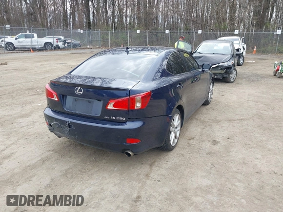 2012 Lexus IS 250 with VIN JTHCF5C25C2036019, listed as a IAAI auction lot 41917554 with 139,726 mi miles and . Bid and sale history available at DreamBid. Image 4.
