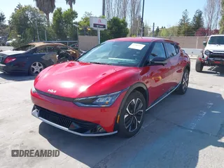 2024 Kia EV6 Wind with VIN KNDC3DLC2R5159684, listed as a IAAI auction lot 41960405 with 5,394 mi miles and . Bid and sale history available at DreamBid. Image 6.