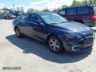 2016 Chevrolet Malibu LS with VIN 1G1ZB5ST3GF259460, listed as a IAAI auction lot 42053120 with 95,025 mi miles. Bid and sale history available at carsss.com. Image 1.