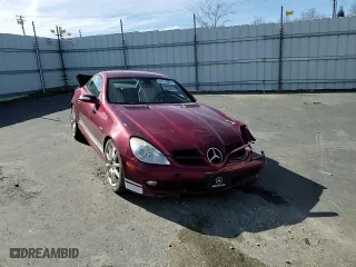 2007 Mercedes-Benz SLK-Class 3.5L with VIN WDBWK56F47F138157, listed as a Copart auction lot 44278645 with 84,704 mi miles and Salvage Title. Bid and sale history available at carsss.com. Image 10.