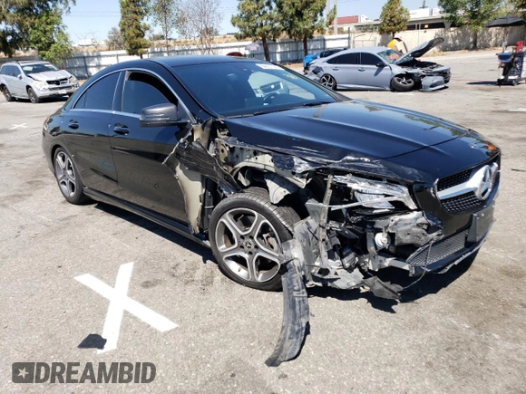 2019 Mercedes-Benz CLA 250 with VIN WDDSJ4EBXKN711742, listed as a Copart auction lot 60651353 with 33,055 mi miles and . Bid and sale history available at DreamBid. Image 4.