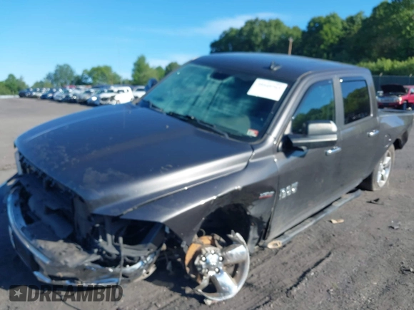2018 Ram 1500 Big Horn with VIN 3C6RR7LT4JG168093, listed as a IAAI auction lot 39549763 with 102,896 mi miles. Bid and sale history available at carsss.com. Image 17.