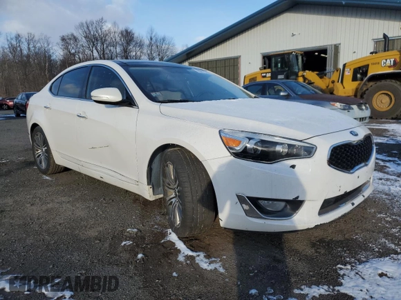 2015 Kia Cadenza Premium with VIN KNALN4D79F5174557, listed as a Copart auction lot 85873364 with 212,746 mi miles and Clean Title. Bid and sale history available at carsss.com. Image 4.