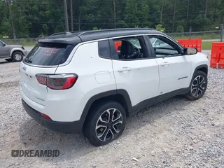 2024 Jeep Compass Limited z VIN 3C4NJDCN0RT594865, wystawiony jako IAAI lot #42731726 z przebiegiem Nie podano mil oraz . Historia ofert i sprzedaży dostępna na DreamBid. Obrazek 4.
