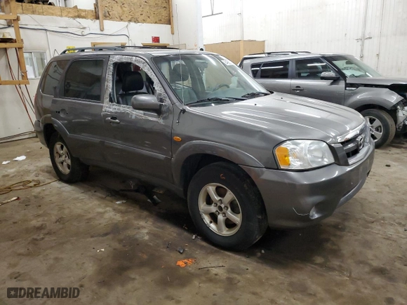 2005 Mazda Tribute s with VIN 4F2CZ96185KM08538, listed as a Copart auction lot 84960064 with 0 mi miles and Salvage Title. Bid and sale history available at carsss.com. Image 4.