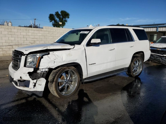 2017 GMC Yukon SLT with VIN 1GKS2BKC9HR125757, listed as a Copart auction lot 86692174 with 72,333 mi miles and Salvage Title. Bid and sale history available at carsss.com. Image 1.