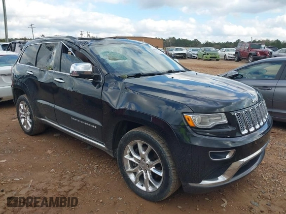 2015 Jeep Grand Cherokee Summit with VIN 1C4RJFJT1FC768707, listed as a IAAI auction lot 41863454 with 122,564 mi miles. Bid and sale history available at carsss.com. Image 1.