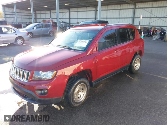 2015 Jeep Compass Sport with VIN 1C4NJCBB3FD297186, listed as a IAAI auction lot 41874776 with 234,744 mi miles. Bid and sale history available at carsss.com. Image 2.