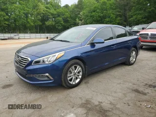 2015 Hyundai Sonata SE z VIN 5NPE24AF9FH188166, wystawiony jako Copart lot #54153595 z przebiegiem 136 108 mil mil oraz Szkoda całkowita • Salvage title. Historia ofert i sprzedaży dostępna na DreamBid. Obrazek 1.