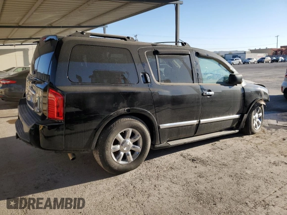 2005 Infiniti QX56 with VIN 5N3AA08C95N814113, listed as a Copart auction lot 74579964 with 172,135 mi miles and Clean Title. Bid and sale history available at carsss.com. Image 3.