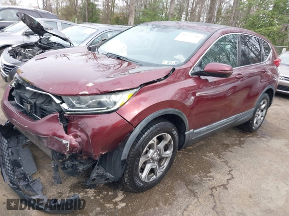 2017 Honda CR-V EX with VIN 2HKRW2H53HH679990, listed as a IAAI auction lot 41923591 with 242,177 mi miles. Bid and sale history available at carsss.com. Image 17.