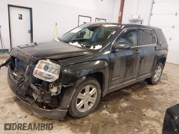 2014 GMC Terrain SLE with VIN 2GKFLVEK1E6370305, listed as a IAAI auction lot 41427574 with 120,121 mi miles. Bid and sale history available at carsss.com. Image 2.