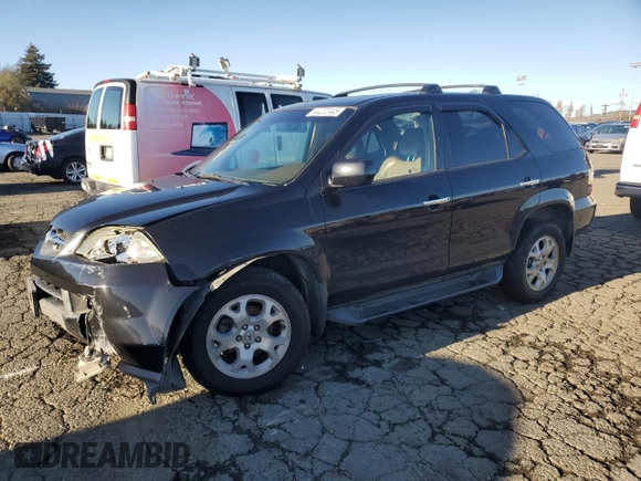 2002 Acura MDX Touring Pkg with VIN 2HNYD186X2H542219, listed as a Copart auction lot 44222445 with 268,930 mi miles and Salvage Title. Bid and sale history available at carsss.com. Image 1.