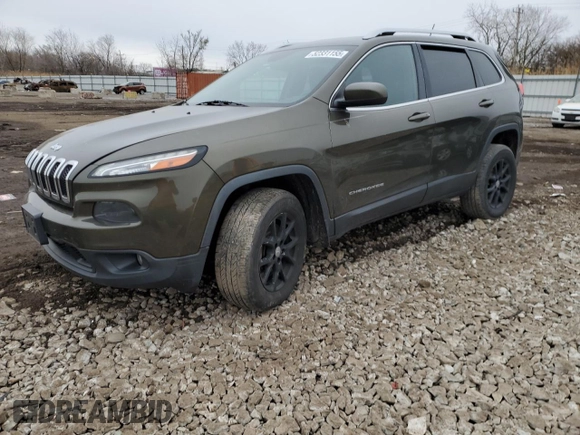 2015 Jeep Cherokee Latitude z VIN 1C4PJMCS7FW515406, wystawiony jako Copart lot #52331155 z przebiegiem 129 815 mil mil oraz Szkoda całkowita • Salvage title. Historia ofert i sprzedaży dostępna na DreamBid. Obrazek 1.