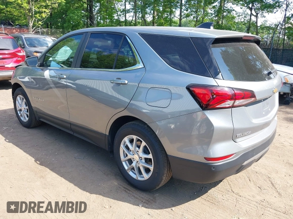 2024 Chevrolet Equinox LT with VIN 3GNAXKEG5RL334386, listed as a IAAI auction lot 42222344 with 11,826 mi miles and . Bid and sale history available at DreamBid. Image 3.