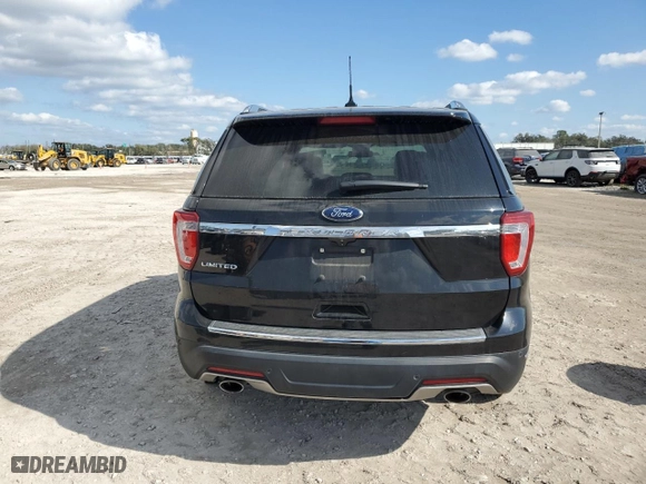 2018 Ford Explorer Limited with VIN 1FM5K7F80JGB10671, listed as a Copart auction lot 44639035 with 123,826 mi miles and Salvage Title. Bid and sale history available at carsss.com. Image 6.