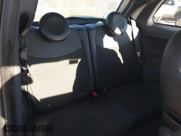 2015 FIAT 500 Sport with VIN 3C3CFFBR9FT676764, listed as a IAAI auction lot 40868571 with 61,936 mi miles and . Bid and sale history available at DreamBid. Image 8.