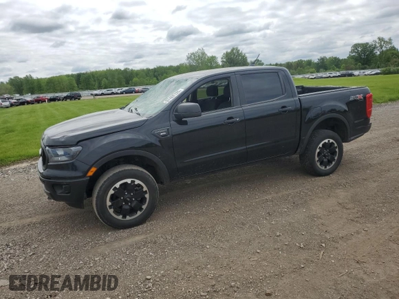2021 Ford Ranger XL with VIN 1FTER4FH6MLD16040, listed as a Copart auction lot 57402125 with 65,349 mi miles and Salvage title. Bid and sale history available at DreamBid. Image 1.