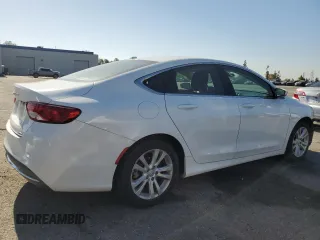 2015 Chrysler 200 Limited with VIN 1C3CCCABXFN660648, listed as a Copart auction lot 60479655 with 121,348 mi miles and Salvage title. Bid and sale history available at DreamBid. Image 3.