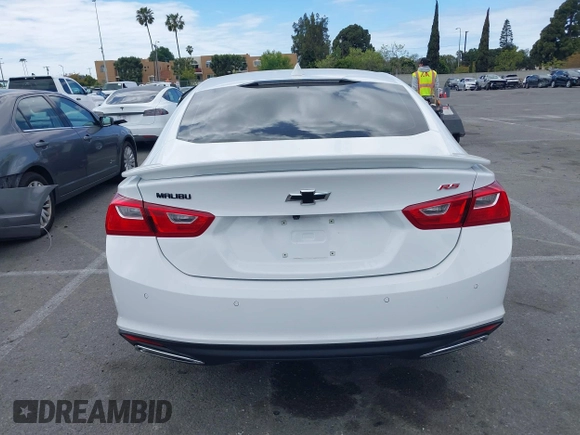 2024 Chevrolet Malibu RS with VIN 1G1ZG5ST7RF235490, listed as a IAAI auction lot 42034638 with 6,184 mi miles and . Bid and sale history available at DreamBid. Image 16.