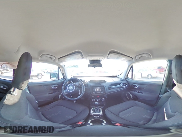 2017 Jeep Renegade Latitude with VIN ZACCJBBB2HPF24891, listed as a Copart auction lot 50672155 with 93,730 mi miles and Salvage Title. Bid and sale history available at carsss.com. Image 13.