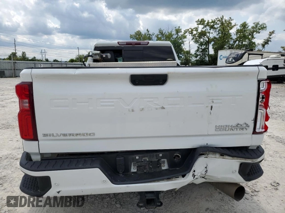 2022 Chevrolet Silverado 3500HD High Country with VIN 1GC4YVEY3NF128145, listed as a Copart auction lot 65826474 with 73,380 mi miles and Salvage Title. Bid and sale history available at carsss.com. Image 6.
