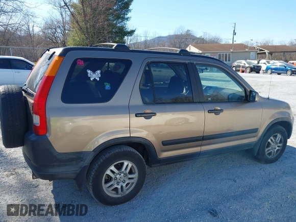 2002 Honda CR-V EX with VIN JHLRD78842C059829, listed as a IAAI auction lot 41687910 with 303,313 mi miles. Bid and sale history available at carsss.com. Image 6.