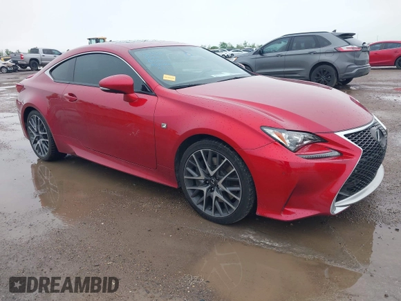 2016 Lexus RC 200t F Sport with VIN JTHHA5BC6G5003534, listed as a IAAI auction lot 41969687 with 91,276 mi miles and . Bid and sale history available at DreamBid. Image 1.