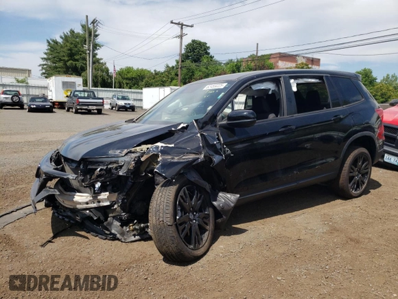 2019 Honda Passport Sport with VIN 5FNYF8H20KB007525, listed as a Copart auction lot 62453225 with 13,443 mi miles and Salvage title. Bid and sale history available at DreamBid. Image 1.