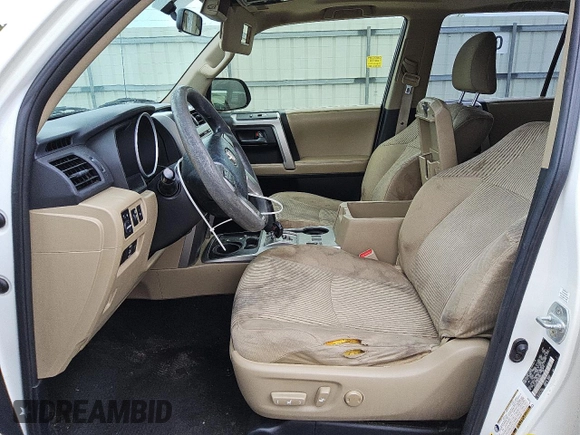 2013 Toyota 4Runner SR5 with VIN JTEZU5JR0D5052545, listed as a Copart auction lot 61746415 with 248,185 mi miles and Salvage title. Bid and sale history available at DreamBid. Image 7.