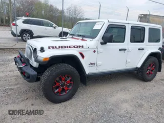 2021 Jeep Wrangler Unlimited Rubicon z VIN 1C4HJXFG1MW577829, wystawiony jako IAAI lot #41997002 z przebiegiem 26 443 mil mil oraz . Historia ofert i sprzedaży dostępna na DreamBid. Obrazek 18.