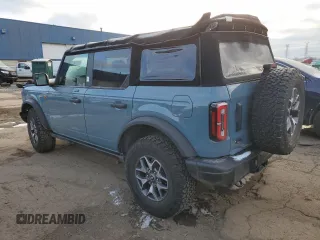 2022 Ford Bronco with VIN 1FMEE5DH8NLA89385, listed as a Copart auction lot 81772054 with 28,064 mi miles and Salvage Title. Bid and sale history available at DreamBid. Image 2.