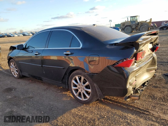 2008 Acura TSX with VIN JH4CL96858C003815, listed as a Copart auction lot 87290554 with 197,757 mi miles and Salvage Title. Bid and sale history available at carsss.com. Image 2.