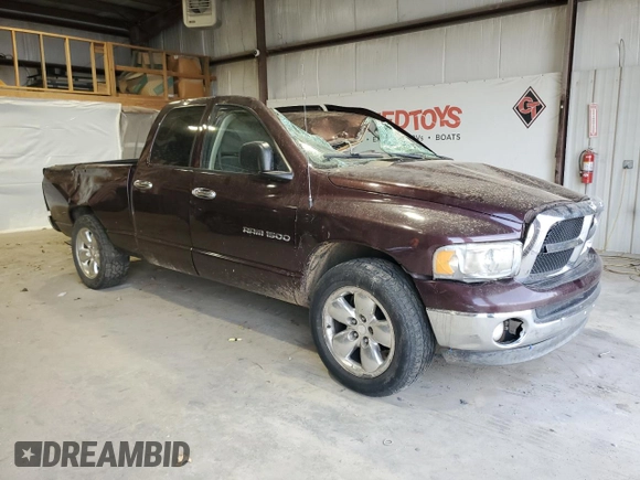 2004 Dodge 1500 SLT with VIN 1D7HA18N94S705188, listed as a Copart auction lot 49967065 with 263,022 mi miles and Salvage Title. Bid and sale history available at DreamBid. Image 4.