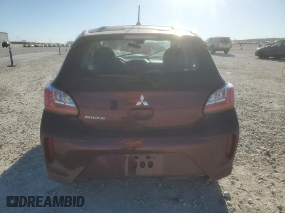 2023 Mitsubishi Mirage ES z VIN ML32AUHJ4PH001743, wystawiony jako Copart lot #48031455 z przebiegiem 16 832 mil mil oraz Szkoda całkowita • Salvage title. Historia ofert i sprzedaży dostępna na DreamBid. Obrazek 6.