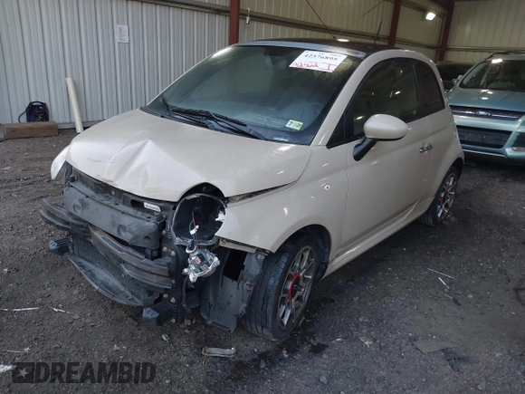 2012 FIAT 500 Sport with VIN 3C3CFFBR6CT332269, listed as a IAAI auction lot 42576895 with 132,362 mi miles and . Bid and sale history available at DreamBid. Image 18.