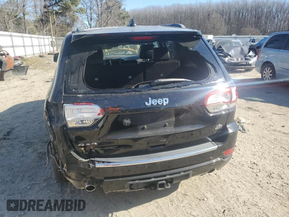 2018 Jeep Grand Cherokee High Altitude with VIN 1C4RJFCT8JC139001, listed as a Copart auction lot 42828855 with 108,792 mi miles and Salvage Title. Bid and sale history available at carsss.com. Image 6.