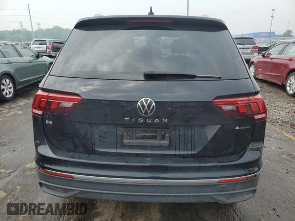 2022 Volkswagen Tiguan SE с VIN 3VV2B7AX2NM096209, выставлен на аукционе Copart как лот 59560785 с пробегом 39 054 миль миль и На запчасти • Non repairable. История ставок и продаж доступна на DreamBid. Изображение 6.