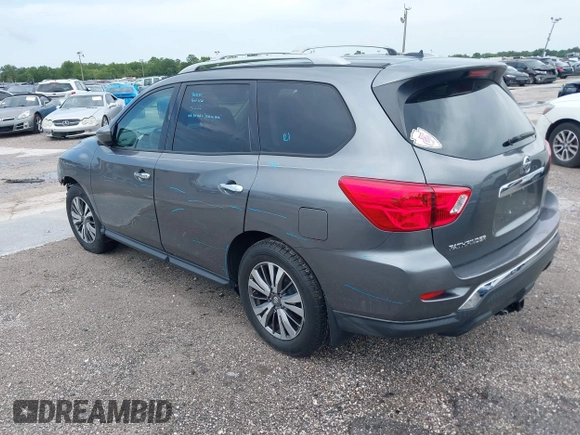 2018 Nissan Pathfinder S with VIN 5N1DR2MN5JC657803, listed as a IAAI auction lot 42051833 with 192,355 mi miles and . Bid and sale history available at DreamBid. Image 3.