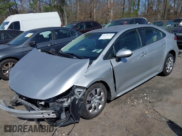 2020 Toyota Corolla LE with VIN JTDEPRAE1LJ005304, listed as a IAAI auction lot 41752750 with 51,929 mi miles. Bid and sale history available at carsss.com. Image 17.