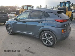 2019 Hyundai Kona Ultimate with VIN KM8K5CA59KU267182, listed as a Copart auction lot 41383395 with 50,531 mi miles and Salvage Title. Bid and sale history available at carsss.com. Image 2.