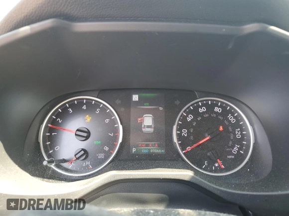 2022 Toyota RAV4 XLE with VIN 2T3P1RFV4NW290023, listed as a Copart auction lot 63184045 with 49,866 mi miles and Salvage title. Bid and sale history available at DreamBid. Image 9.