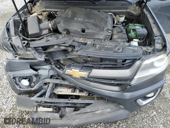2017 Chevrolet Colorado 2WD Z71 z VIN 1GCGSDEN8H1215457, wystawiony jako Copart lot #43174685 z przebiegiem 98 997 mil mil oraz Szkoda całkowita • Salvage title. Historia ofert i sprzedaży dostępna na DreamBid. Obrazek 13.