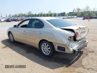 2003 Lexus ES 300 with VIN JTHBF30G430132283, listed as a IAAI auction lot 42172610 with 147,109 mi miles and . Bid and sale history available at DreamBid. Image 3.